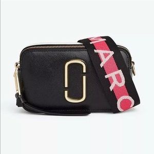 Marc Jacobs Black Snapshot Crossbody Bag